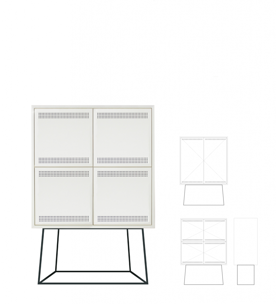 Paper cabinet large
